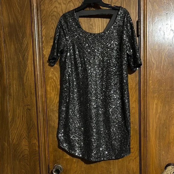 torrid sequin dress Plus Size - Mini Skater Pink Torrid Sparkly Dress Torrid